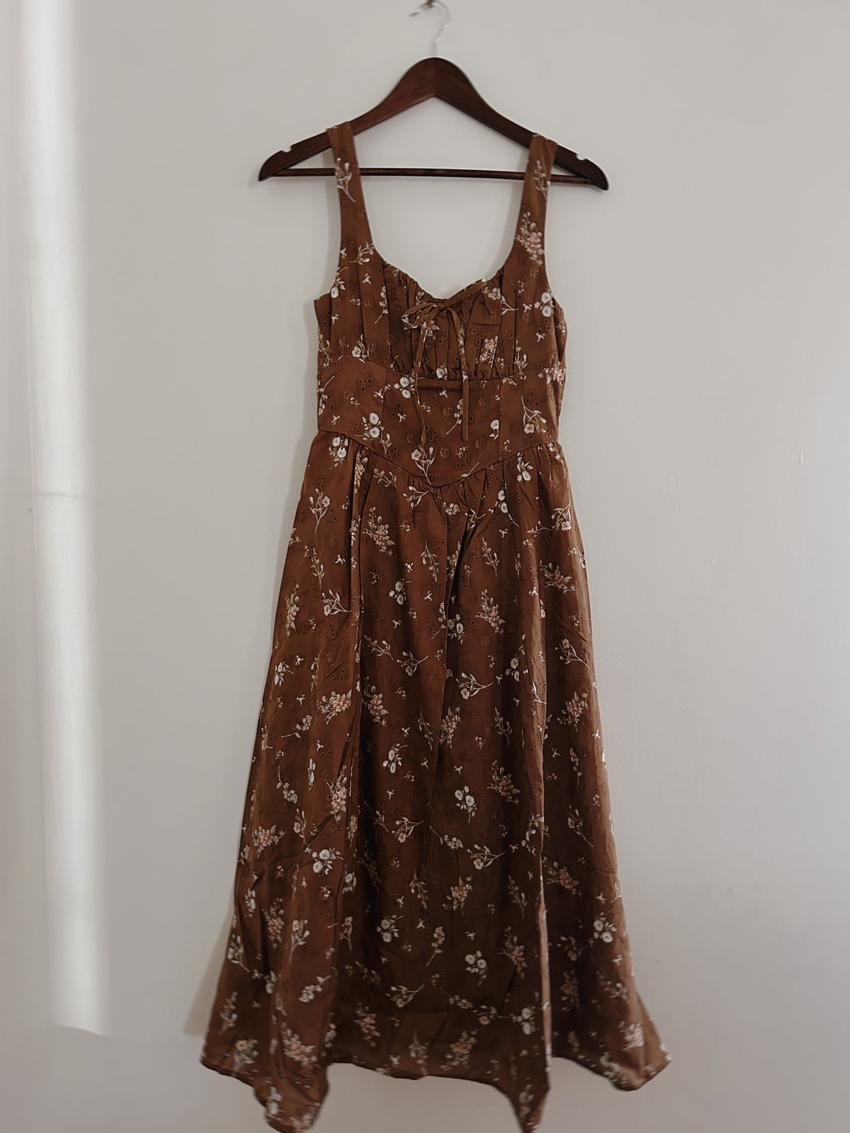 Prairie Dreams Eyelet Midi dress