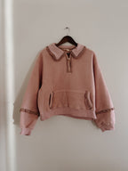 Maisie Ruffle Trim Quarter Zip