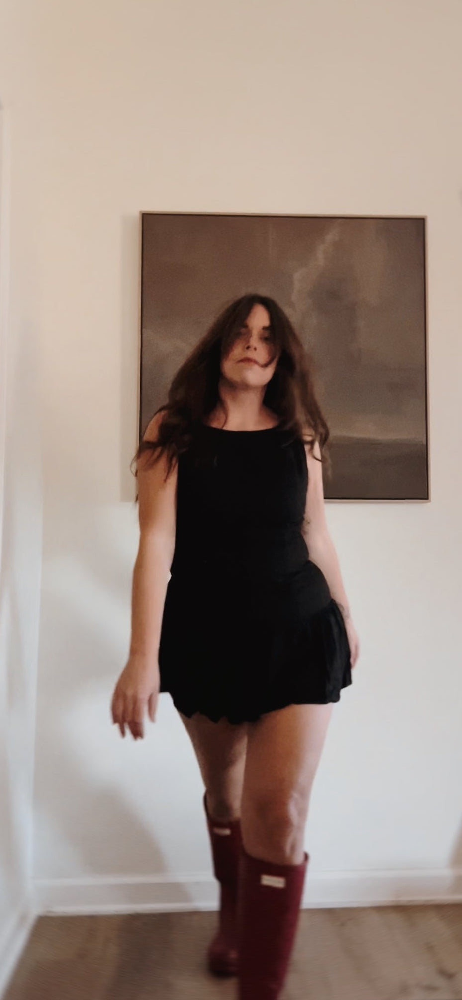 LBD Buttoned Ultra Mini Dress