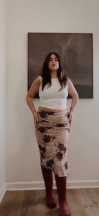 Fade Away Floral Maxi Skirt