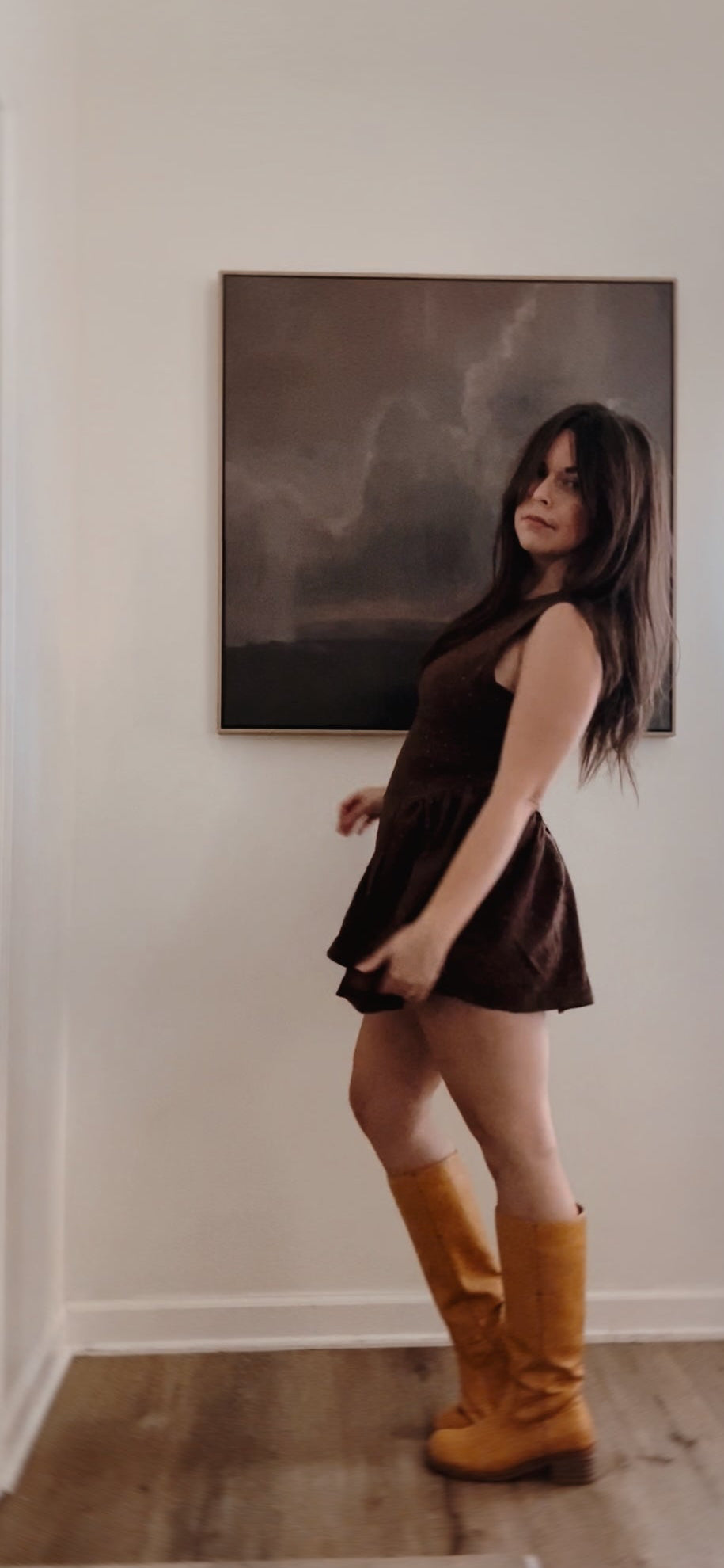 Wild Oak Suede Mini Dress