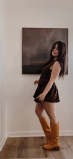 Wild Oak Suede Mini Dress