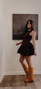 Wild Oak Suede Mini Dress