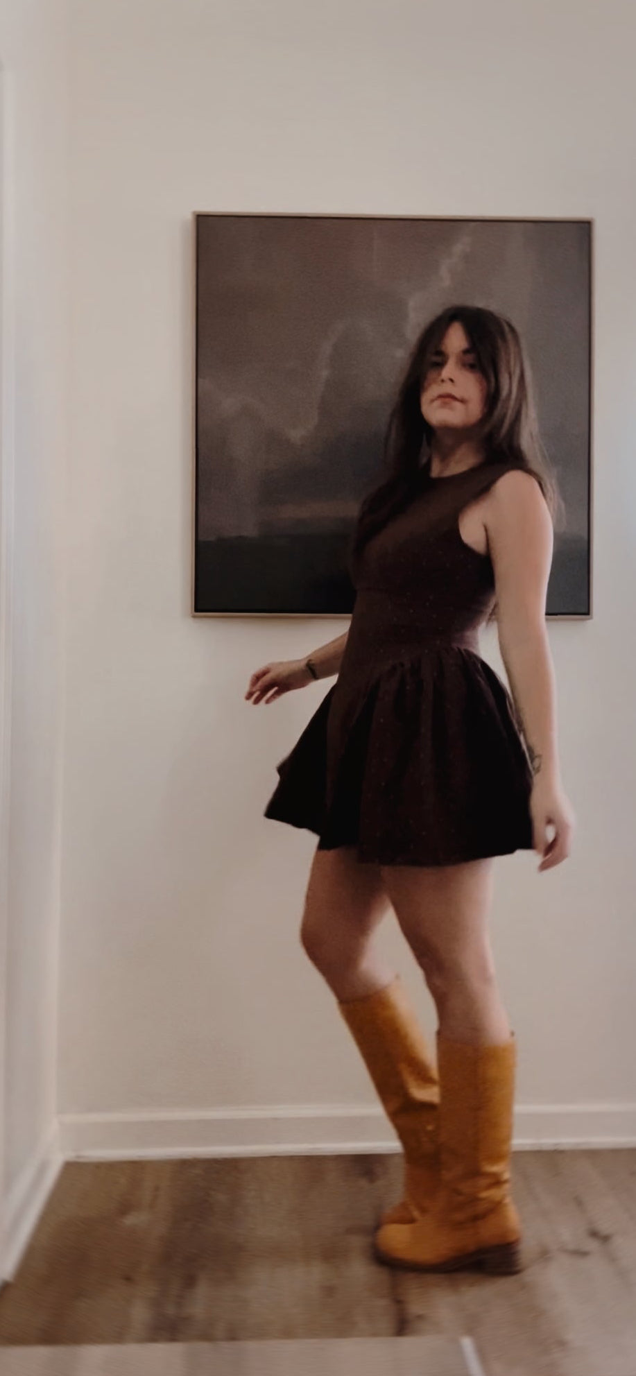 Wild Oak Suede Mini Dress