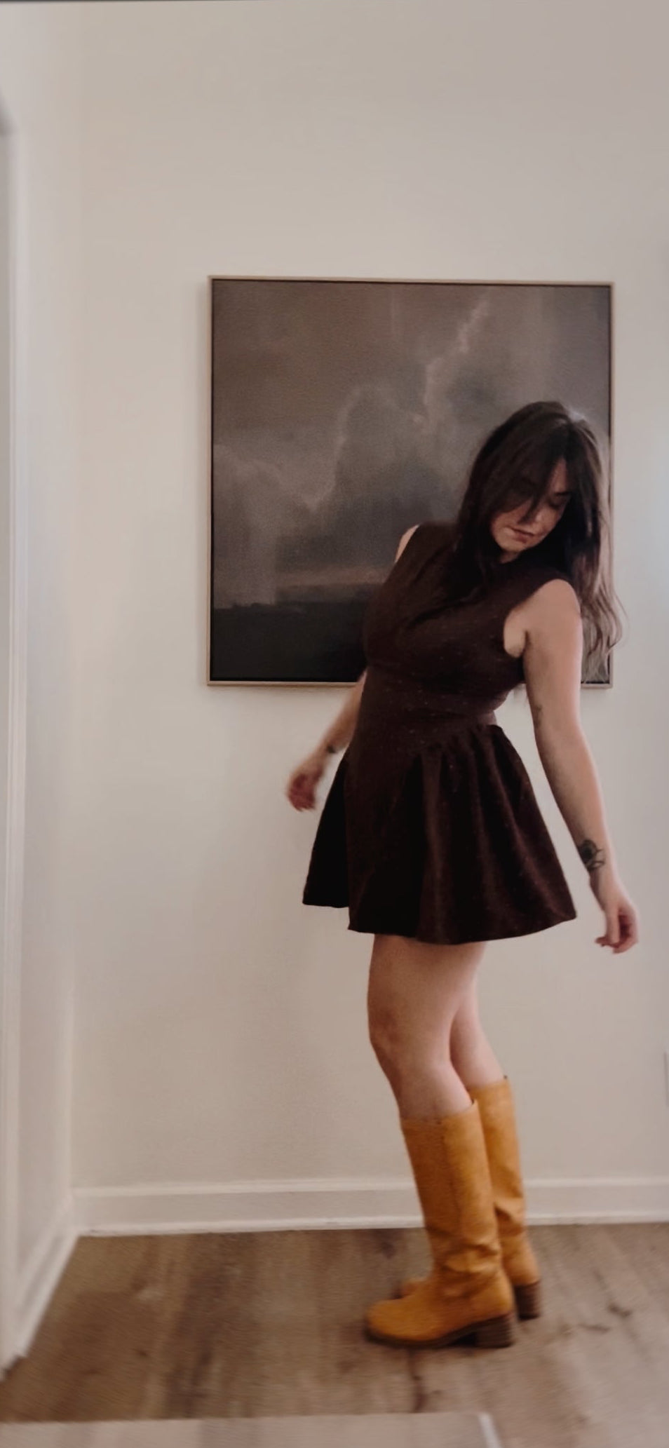 Wild Oak Suede Mini Dress
