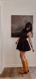 Wild Oak Suede Mini Dress