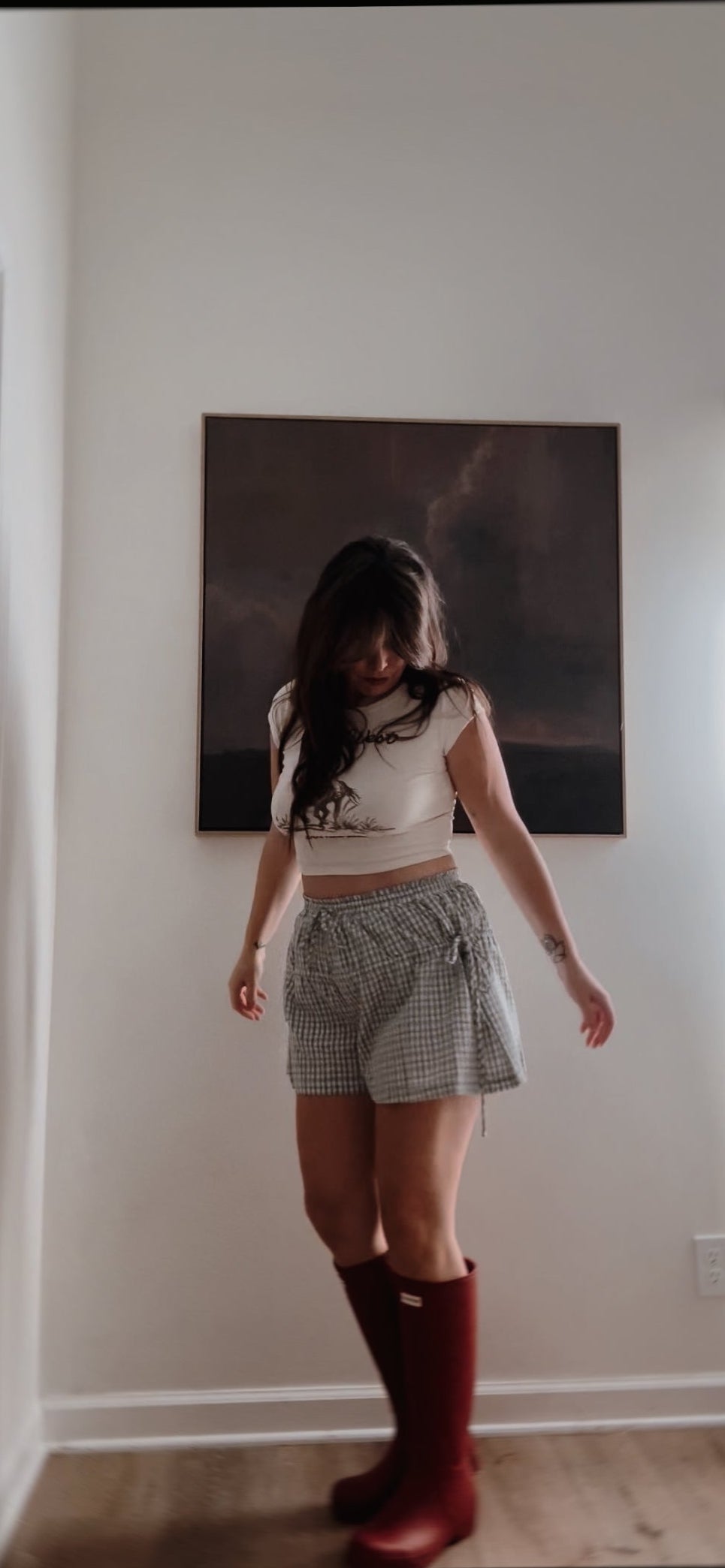 Wild & Western cropped tee