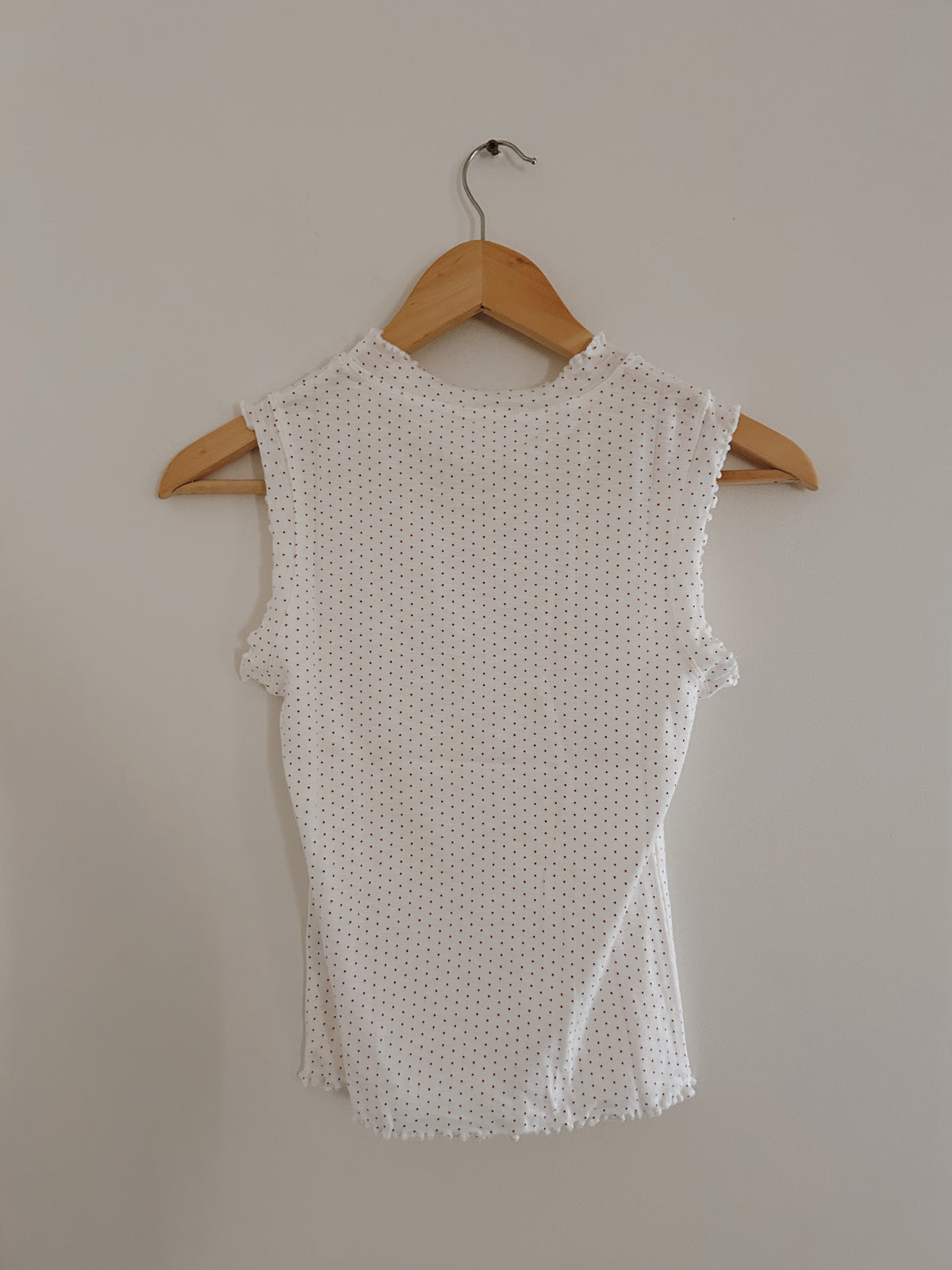 The Dottie Ruffle Edge top