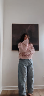 Maisie Ruffle Trim Quarter Zip