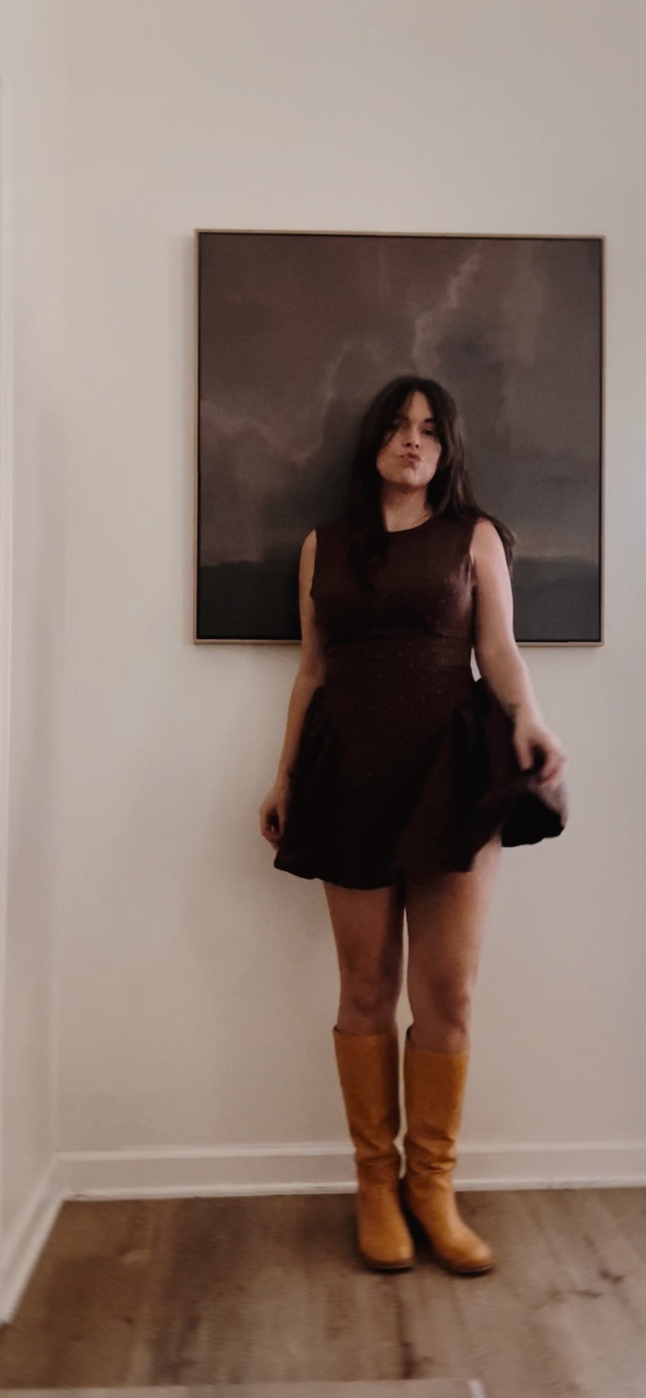 Wild Oak Suede Mini Dress