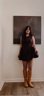 Wild Oak Suede Mini Dress