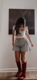 Posie Picnic Cinched Side Tie Shorts